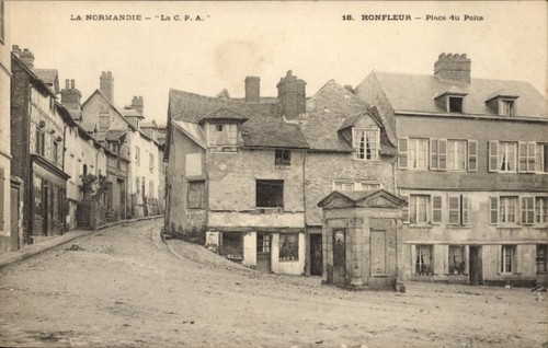 Postcard honfleur calvados - honfleur,