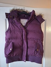 Fat Face Gilet size 14 Purple