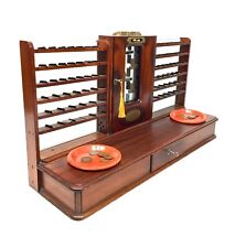 Antique Advertising - J C Cox Double Wooden & Glazed Shop or Pub Used Till c1900