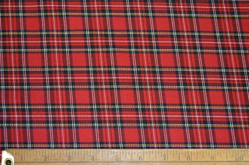 Polyviscose tartan fabric - polyviscose,
