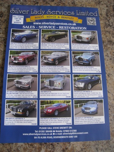 Silver lady services ltd rolls - silver,