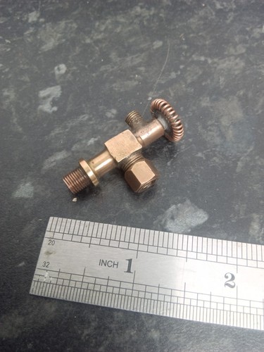 Antique vintage brass valve - vintage,