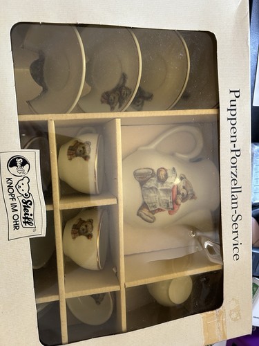 Steiff porcelain dolls tea - steiff,