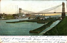 Coal Barge Scene in Pittsburg