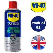 WD-40 Specialist Motorbike Wax & Polish Shine Clean, Wash 400ml - Pack of 1