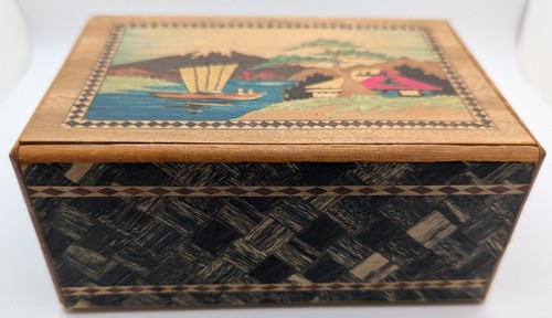 Vintage japan yosegi puzzle - vintage,