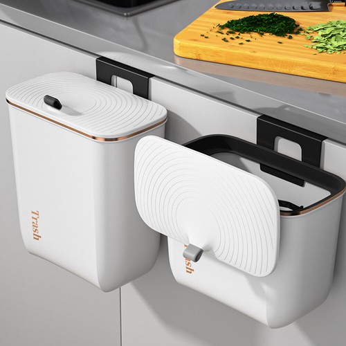 Wall mounted waste bin lid - w/,