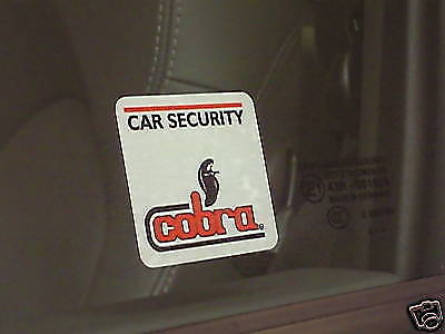 Cobra car alarm - car, window