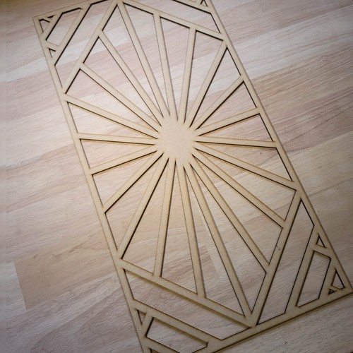 Art deco star decorative - star,