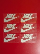 6 x Iron On Silver Vinyl