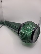 Amber Glass Art Genie Bottle