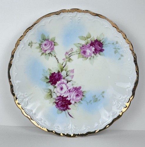 Antique rose plate - rose, welmar