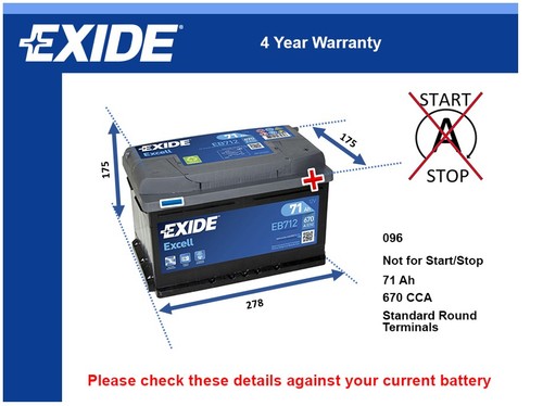 Battery fits range rover mk3 - range,