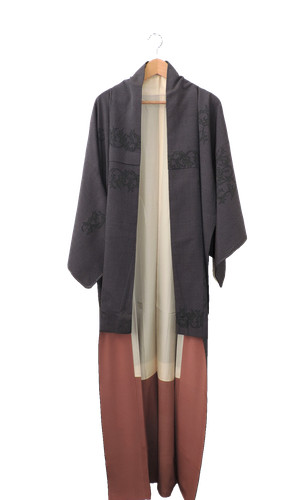 Vintage japanese haori kimono - vintage,