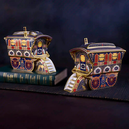 Pair royal crown derby old - royal,