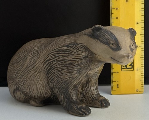Poole pottery badger figurine - pottery,