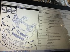 GENUINE NEW PEUGEOT 106 mk2 FRONT BUMPER right CORNER SIDE PROTECTOR 7452A4