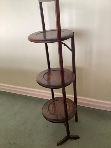 Vintage wooden tier - wooden, cake