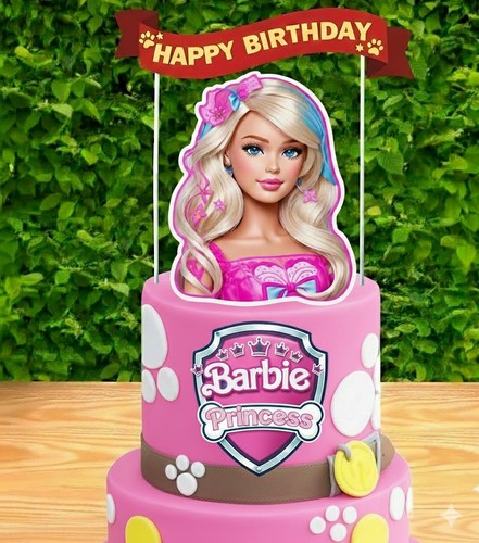 Barbie themed personalised - barbie,