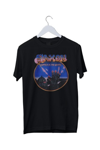Saxon band graphic print - saxon,