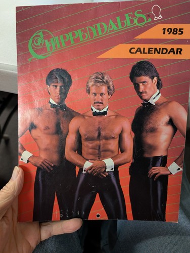 Chippendales 1985 calendar - chippendales,