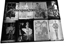 VINTAGE  EROTIC RISQUE NUDE STOCKING GLASS PLATE NEGATIVES x8