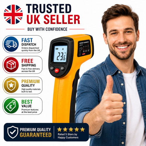 Laser infrared thermometer - laser,