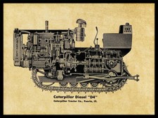 Cat tractor side - d4, cutaway