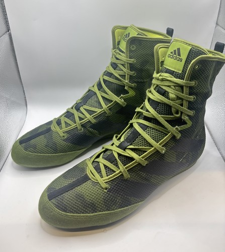 Adidas box hog - green, black