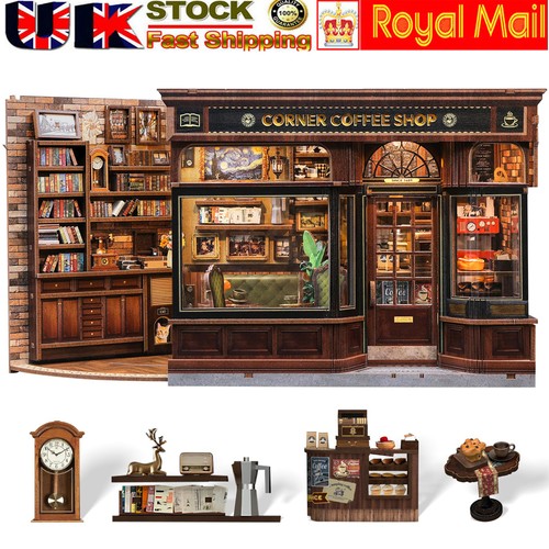 Diy miniature cafe - miniature, model