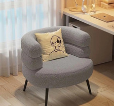 Modern Lamb Wool Lounge Chair