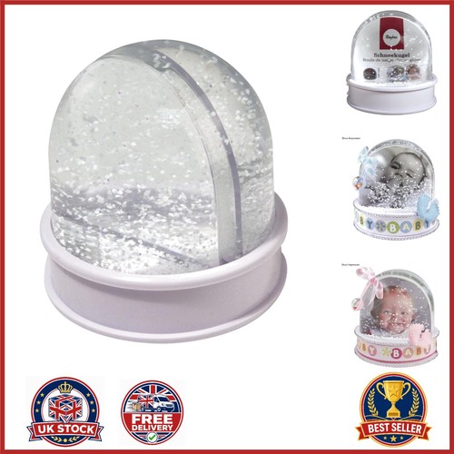 Snow globe picture frame - snow,