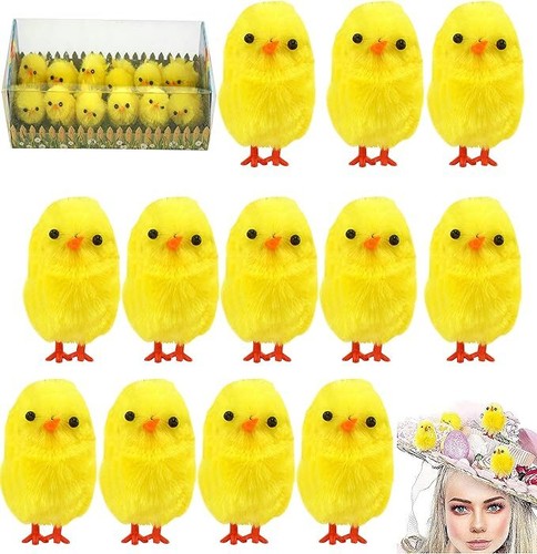 Easter chenille chicks - chenille,
