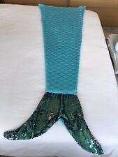 Mermaid Tail Blanket Child Kids Fleece Blanket sequin tail - beautiful and cosy