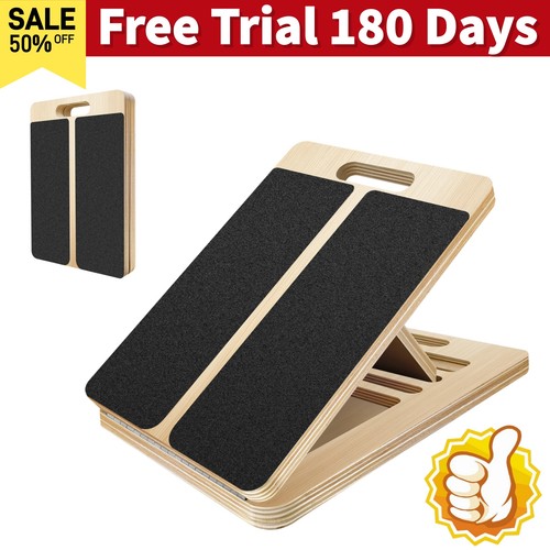 Adjustable wooden slant board - adjustable,