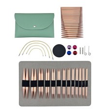 13 Pairs of Interchangeable Circular Knitting Needles Set, Circular2675