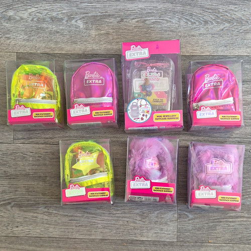 Barbie extra 7pc lot - 7pc, mini