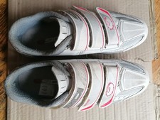 Women's Sidi Cycling Shoes Size 39 With Removeable Spd Adapter