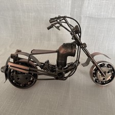 Handmade Metal Motorbike Model