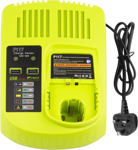 P117 dual port - battery, charger