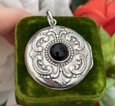 Antique Sterling Silver Black