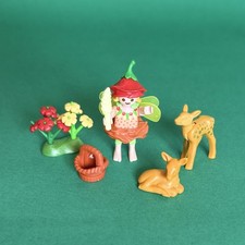 Playmobil 9141 Fairy with Fawns Fairies Set Magical Forest Deer Great Condition