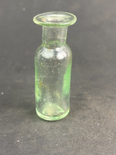 61649 old antique glass bottle - glass,