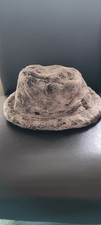 Vintage faux fur hat 52cm - faux, xs