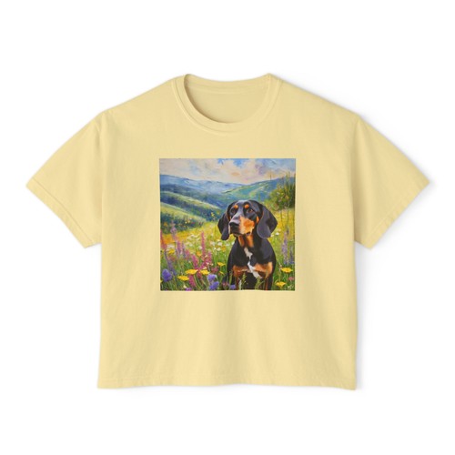 Black tan coonhound women - black,