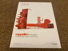 INT11 ADVERT 11X9 CAPPELLINI AT CHAPLINS LONDON FURNITURE