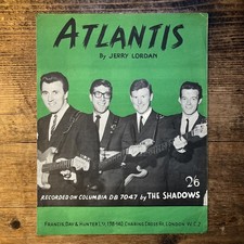 THE SHADOWS - *Atlantis* SHEET