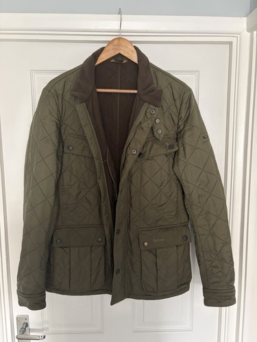 Barbour quilted jacket green - jacket,,