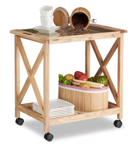 Relaxdays wooden kitchen - wooden,