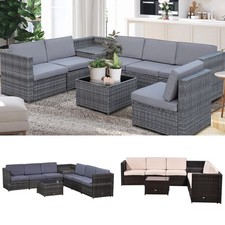 8pcs patio rattan seating - 8pcs,